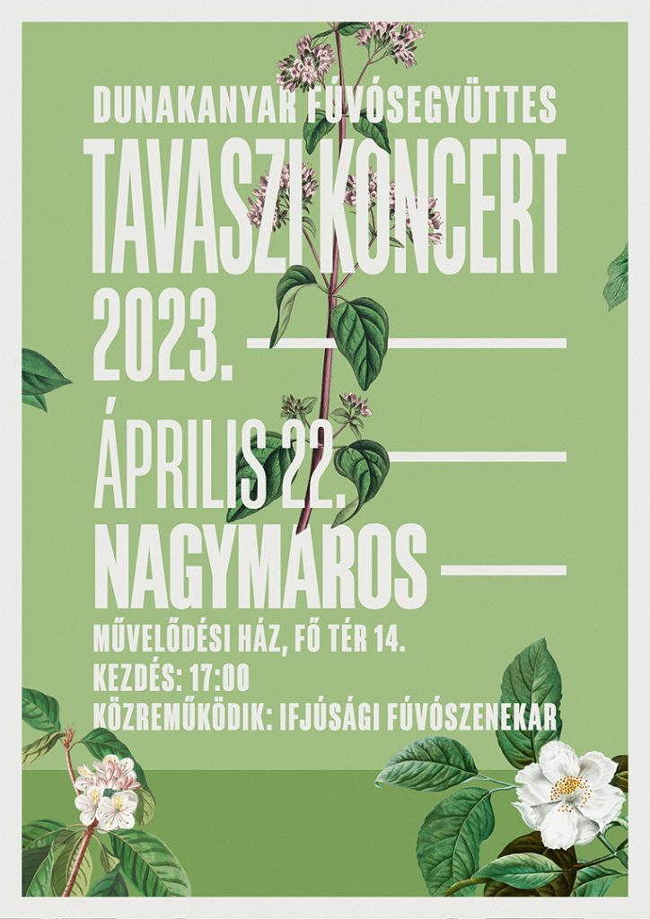 Tavaszi koncert 2026 plakát